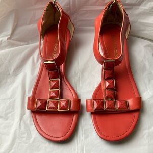 Enzo Angiolini sandals, size 7 1/2, in orange color